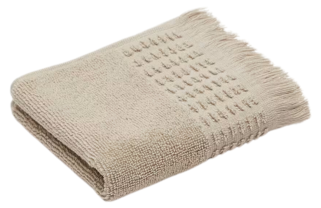 Béžový bavlněný ručník Kave Home Veta 30 x 50 cm Kave Home
