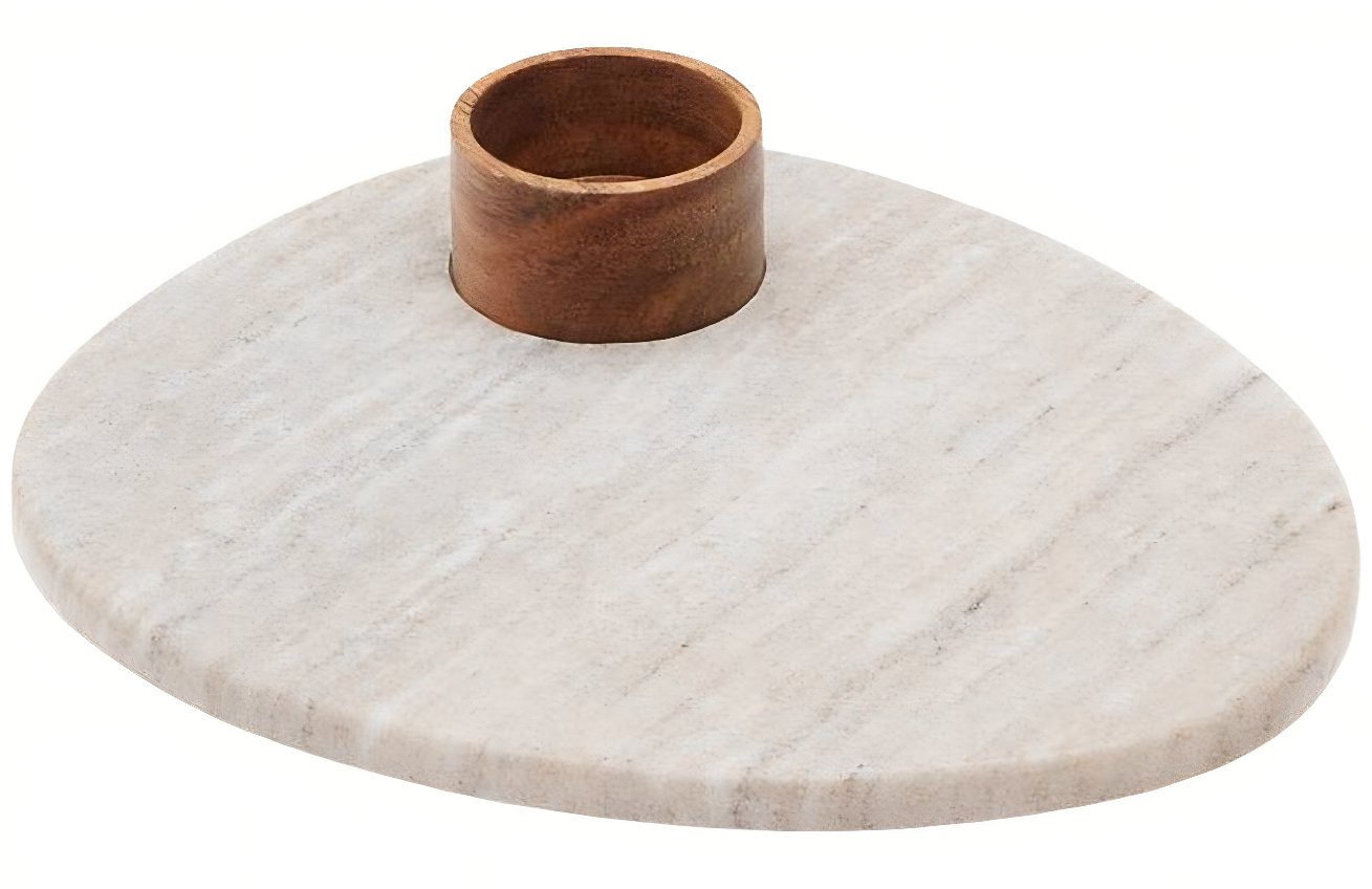 Mramorové servírovací prkénko Kave Home Rinlo 29 x 25 cm Kave Home