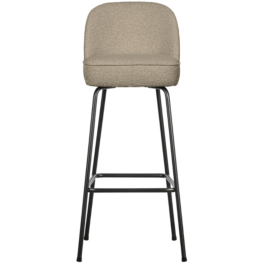 Hoorns Béžová bouclé barová židle Tergi 80 cm Hoorns