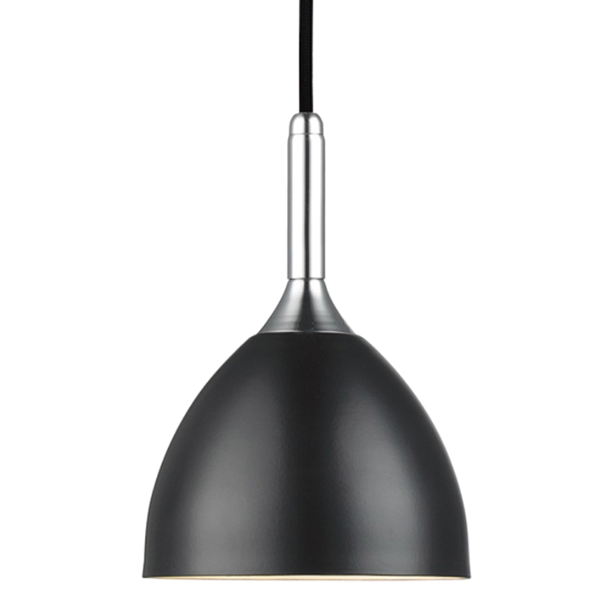 Černé kovové závěsné světlo Halo Design Bellevue II. 14 cm Halo Design