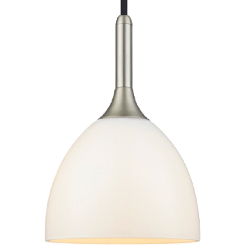 Opálově bílé skleněné závěsné světlo Halo Design Bellevue II. 24 cm Halo Design