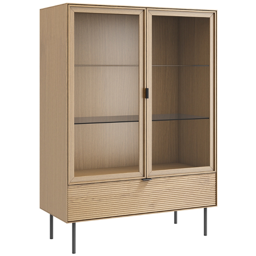 Dubová vitrína Somcasa Tulsa 138 x 100 cm Somcasa