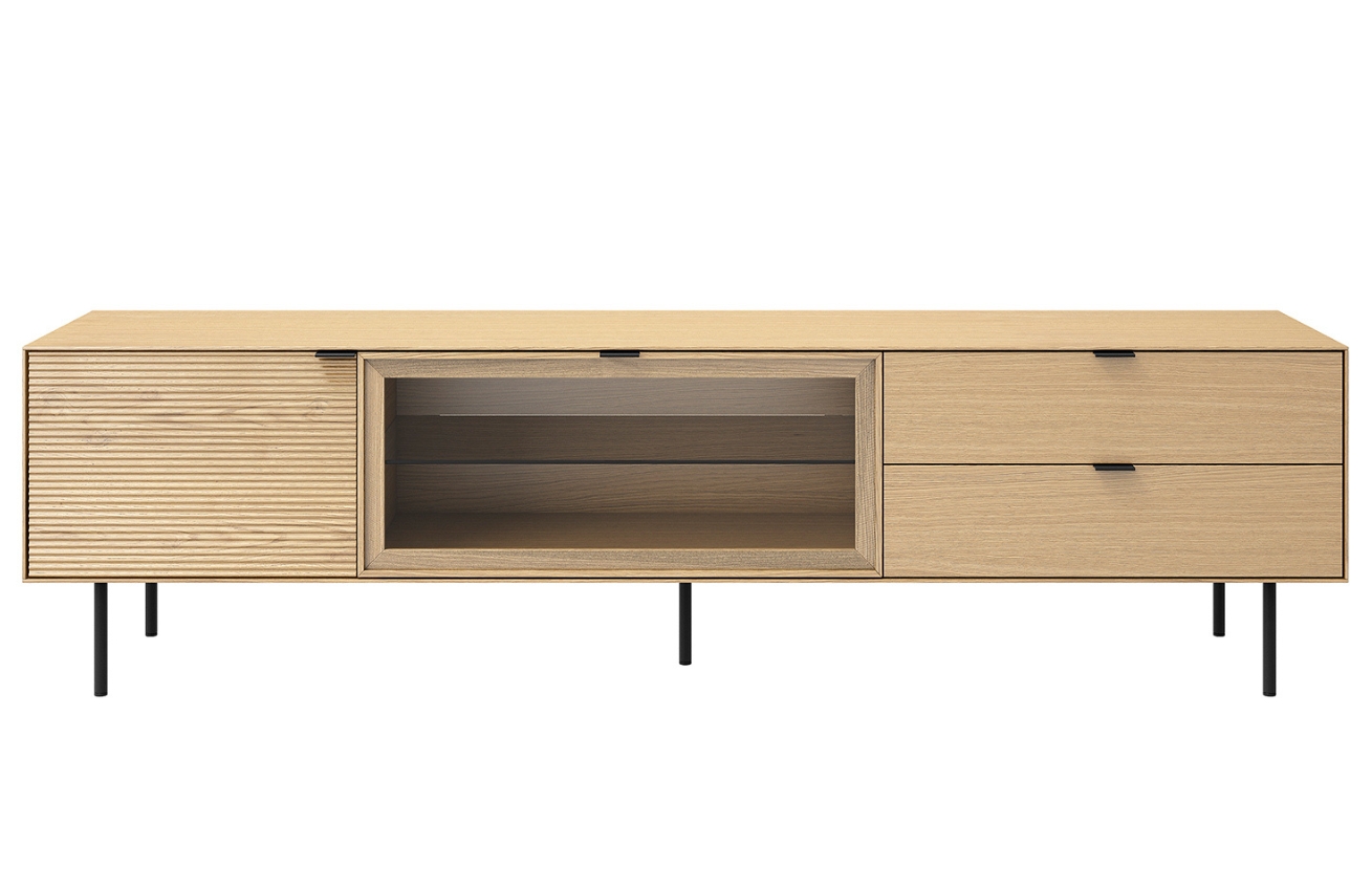 Dubový TV stolek Somcasa Tulsa 200 x 40 cm Somcasa