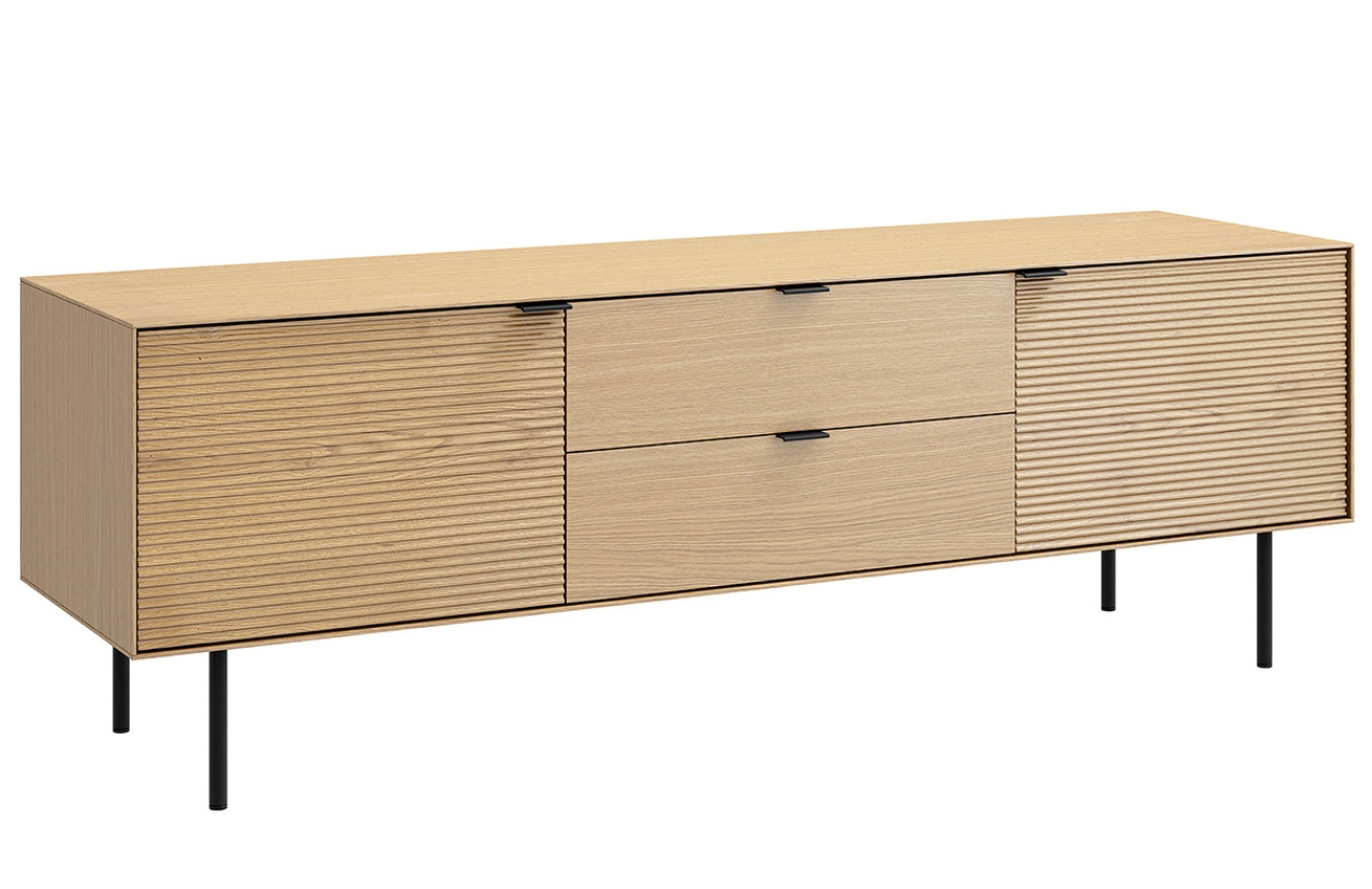Dubový TV stolek Somcasa Tulsa 160 x 40 cm Somcasa