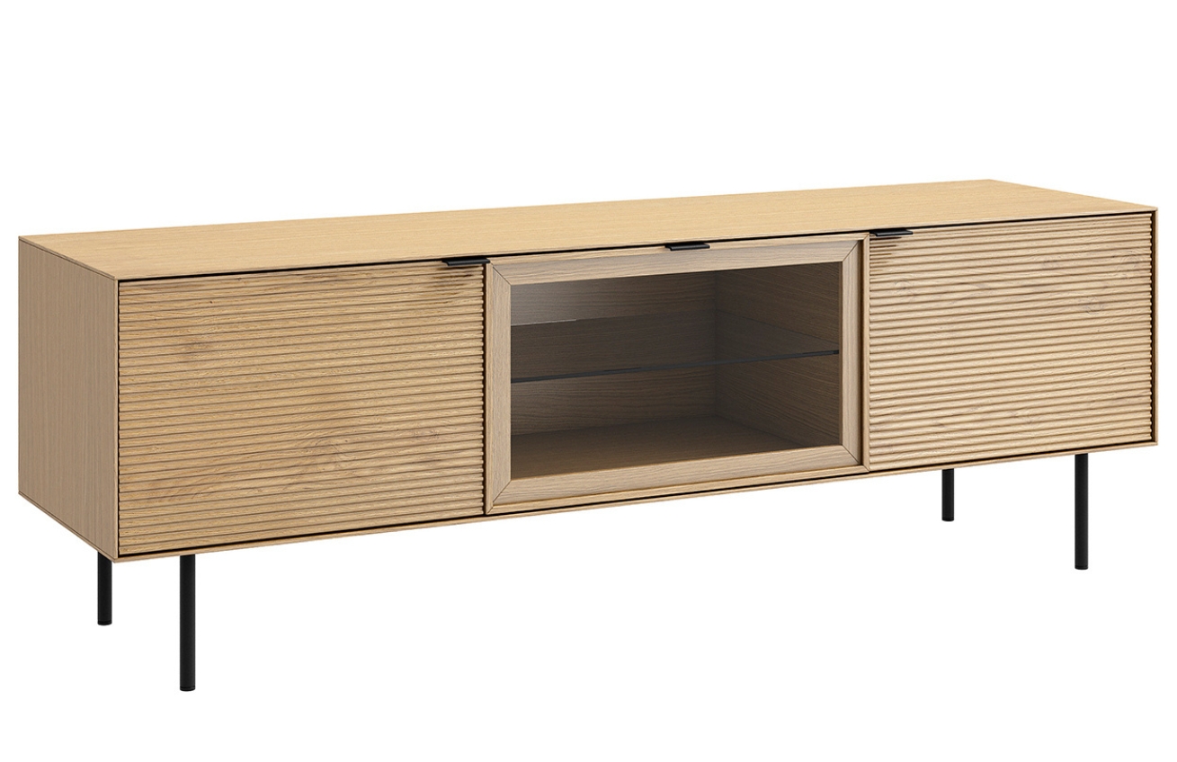 Dubový TV stolek Somcasa Tulsa II. 160 x 40 cm Somcasa