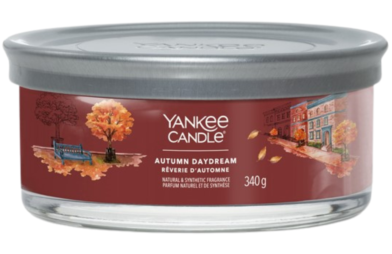 Vonná svíčka Yankee Candle Autumn Daydream 5 knotů Yankee Candle