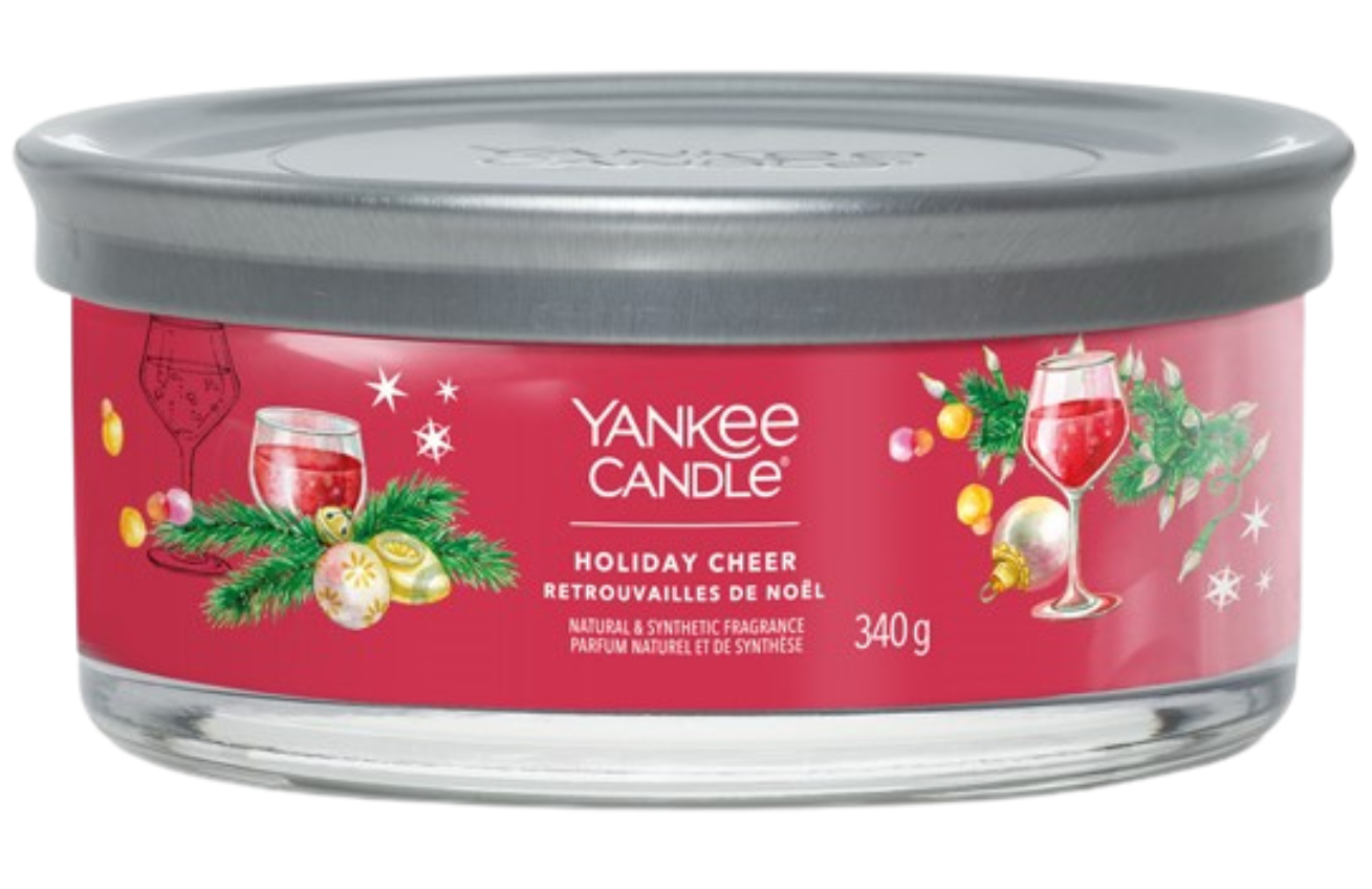 Vonná svíčka Yankee Candle Holiday Cheer 5 knotů Yankee Candle