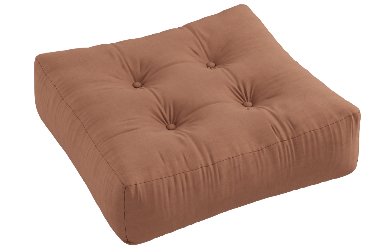 Hnědý sedací polštář Karup Design More 70 x 70 cm Karup Design