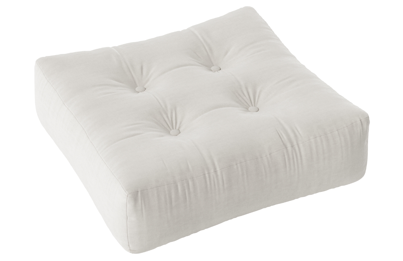 Bílý sedací polštář Karup Design More 70 x 70 cm Karup Design