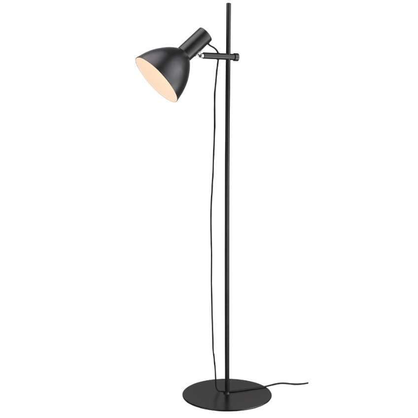 Černá kovová stojací lampa Halo Design Baltimore 132 cm Halo Design