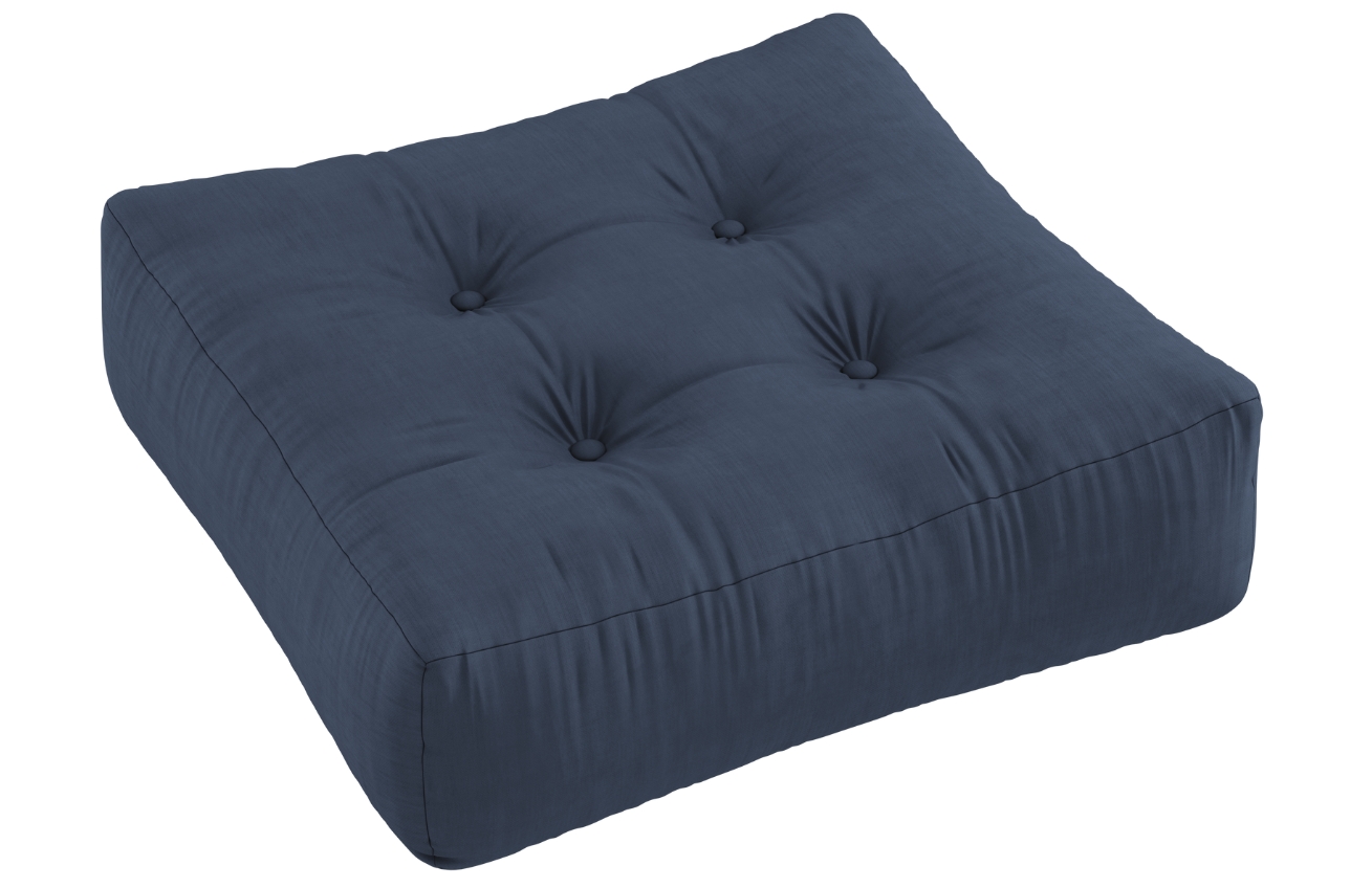 Tmavě modrý sedací polštář Karup Design More 70 x 70 cm Karup Design