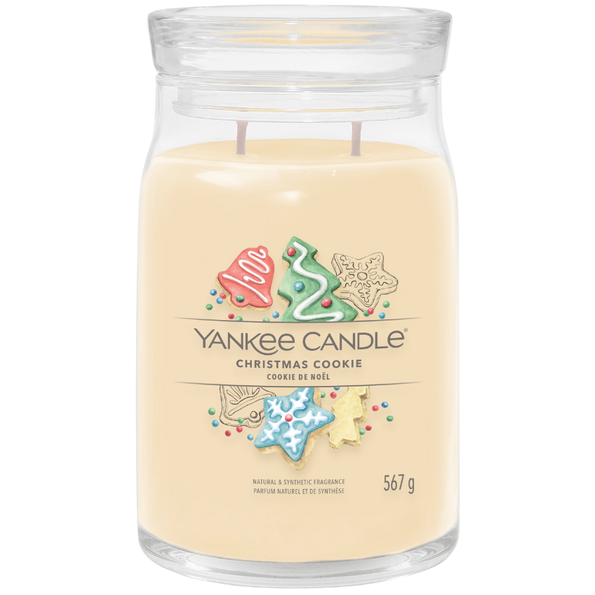 Velká vonná svíčka Yankee Candle Christmas Cookie Signature Yankee Candle