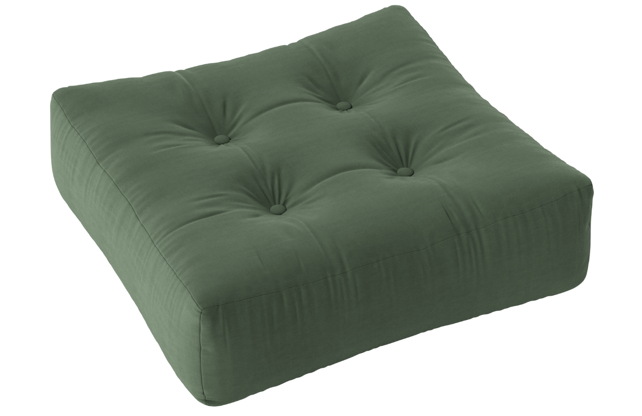 Zelený sedací polštář Karup Design More 70 x 70 cm Karup Design