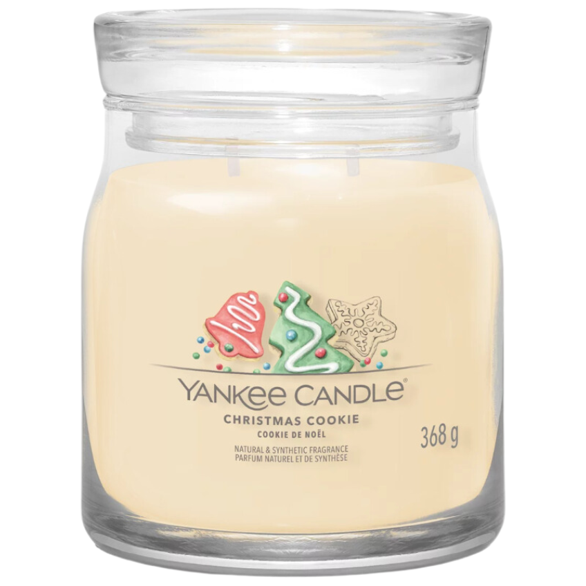 Střední vonná svíčka Yankee Candle Christmas Cookie Signature Yankee Candle