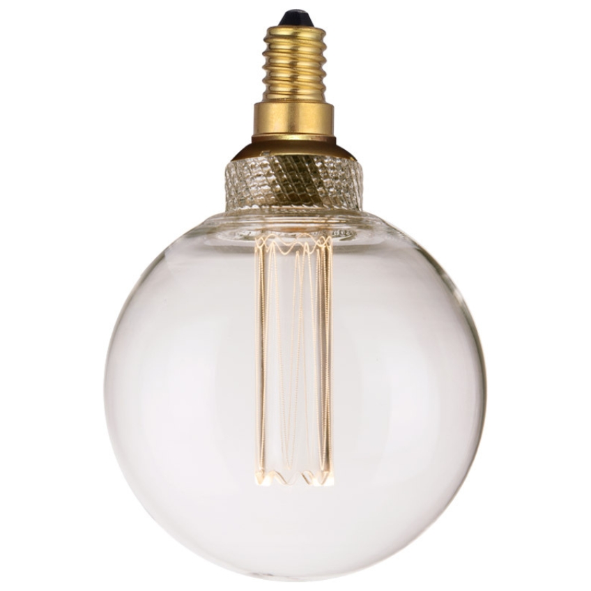 Čirá dekorativní žárovka Halo Design COLORS Dim LED Mini Globe E14 Halo Design