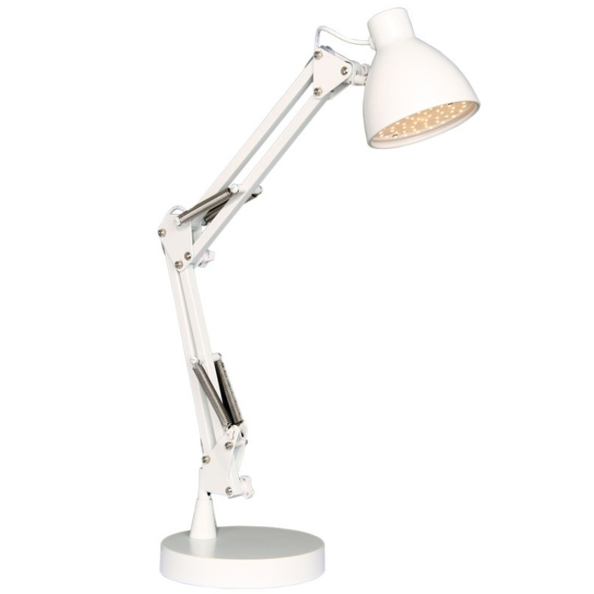 Bílá kovová stolní lampa Halo Design Bronx 55 cm Halo Design