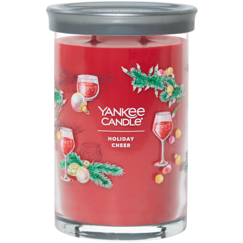 Velká vonná svíčka Yankee Candle Holiday Cheer Tumbler Signature Tumbler Yankee Candle