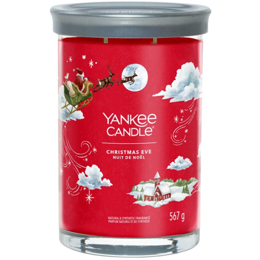 Velká vonná svíčka Yankee Candle Christmas Eve Signature Tumbler Yankee Candle