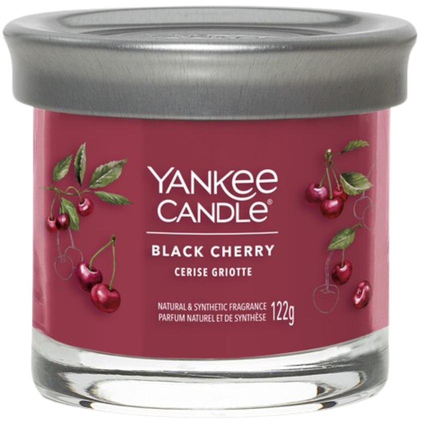 Malá vonná svíčka Yankee Candle Black Cherry Signature Tumbler Yankee Candle