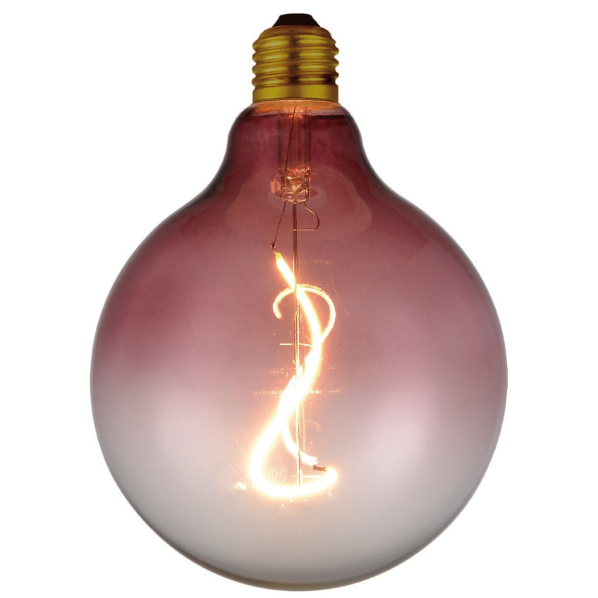 Růžová dekorativní žárovka Halo Design COLORS Soft light E27 4W Halo Design