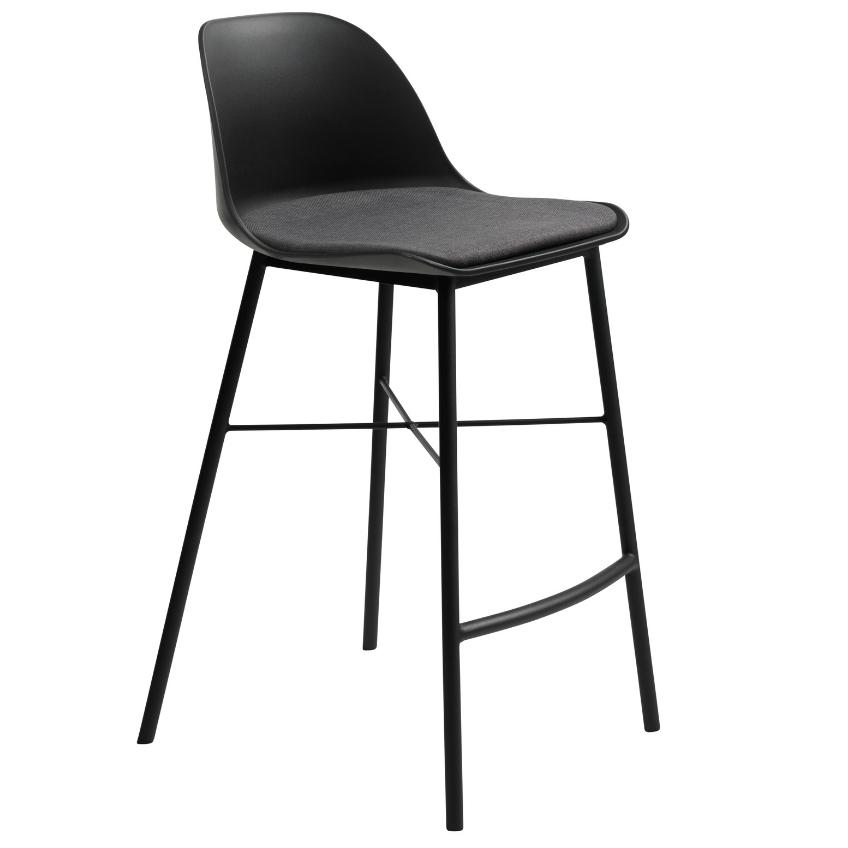 Černá plastová barová židle Unique Furniture Whistler 68 cm Unique Furniture