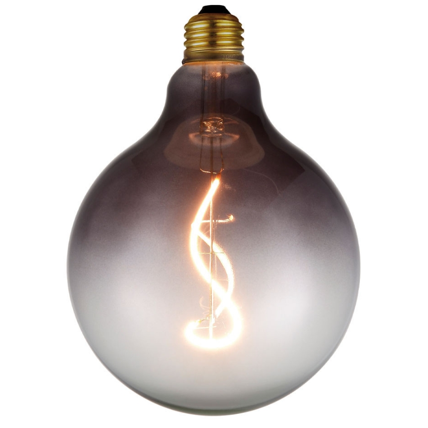 Kouřově černá dekorativní žárovka Halo Design COLORS Soft light E27 4W Halo Design