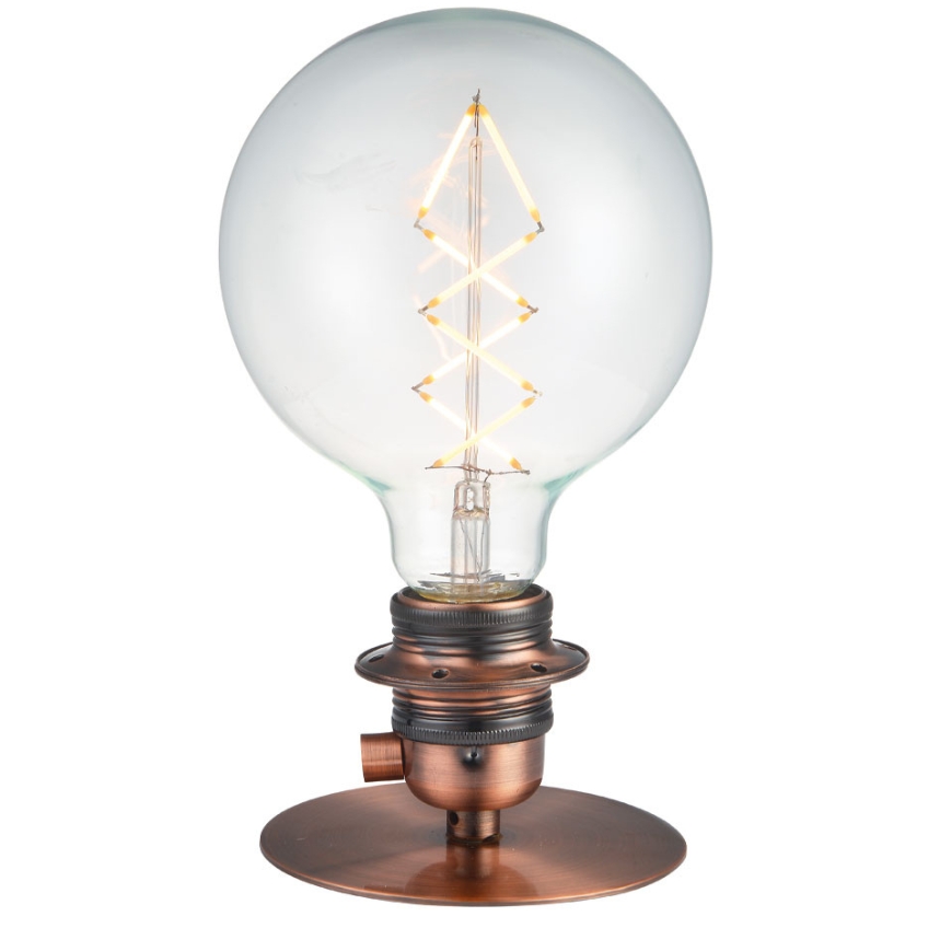 Měděná kovová nástěnná/stolní lampa Halo Design Combi 7 cm Halo Design