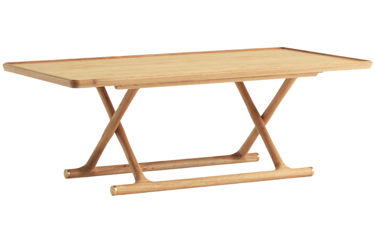Audo CPH Přírodní dubový konferenční stolek AUDO JÄGER 130 x 65 cm Audo CPH