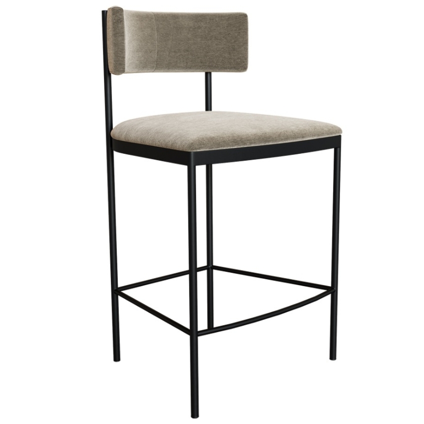 Béžová čalouněná barová židle Miotto Roveto 65 cm Miotto