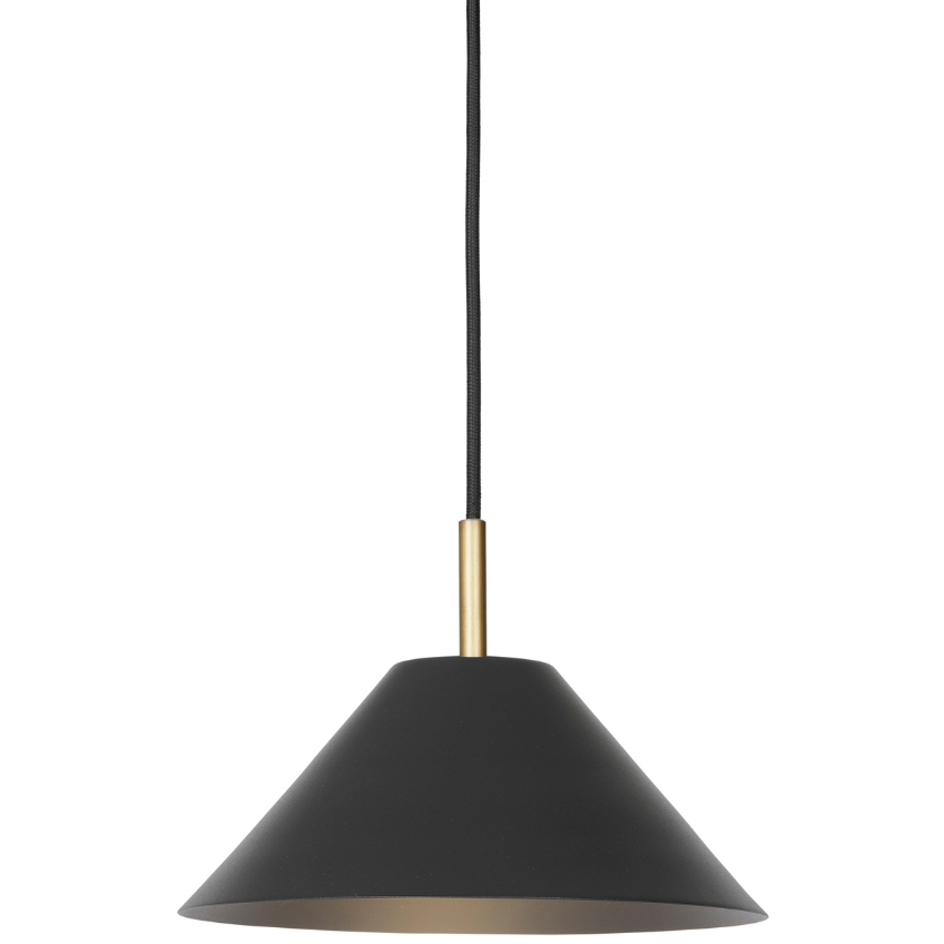 Černé kovové závěsné světlo Halo Design Hygge 24 cm Halo Design
