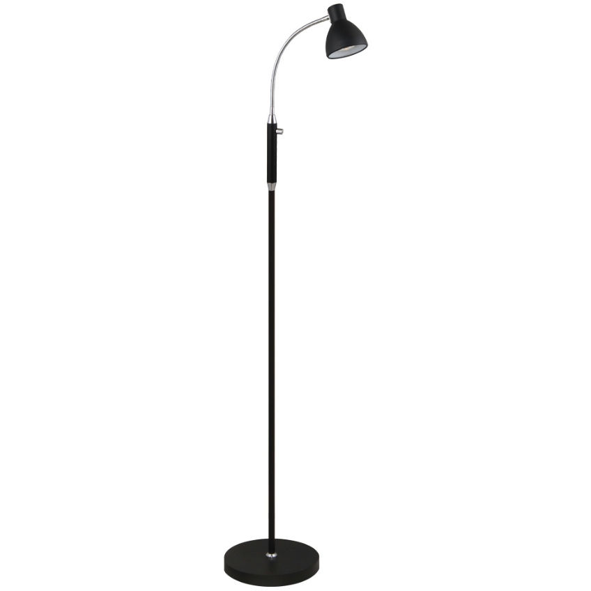 Černá kovová stojací lampa Halo Design Hudson 120 cm Halo Design