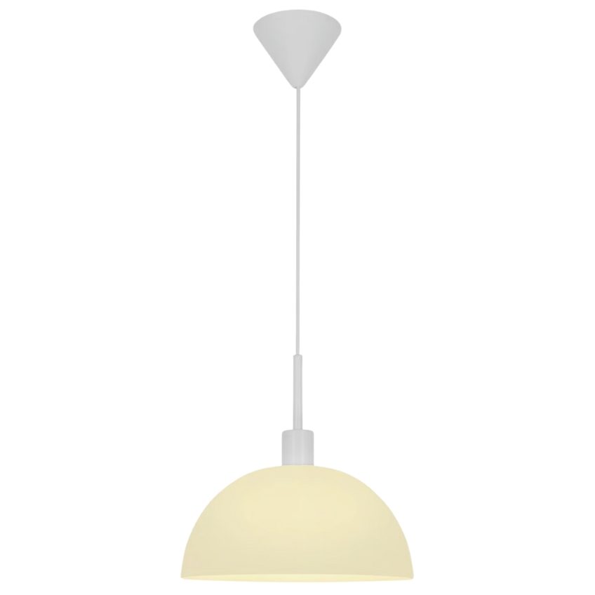 Nordlux Opálově bílé skleněné závěsné světlo Ellen 30 cm Nordlux