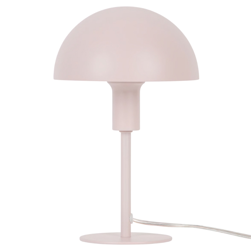 Nordlux Růžová kovová stolní lampa Ellen Mini Nordlux