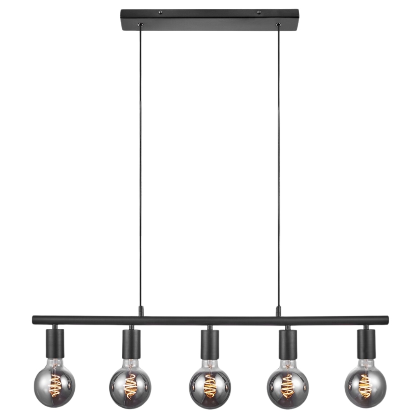 Nordlux Černé kovové závěsné světlo Paco 80 cm Nordlux