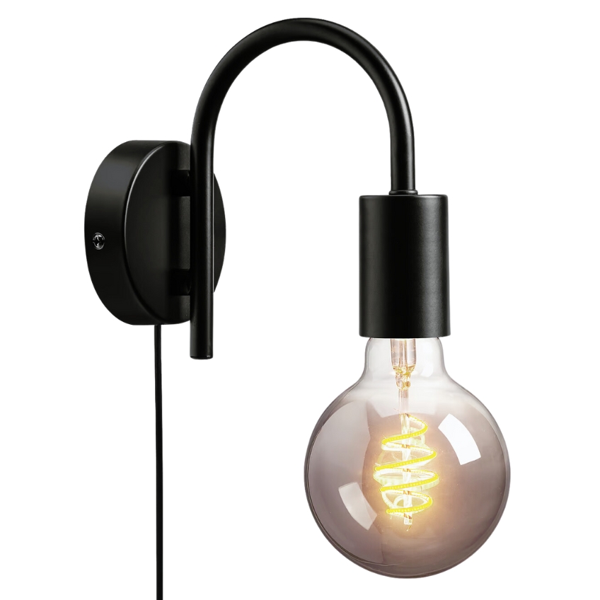 Nordlux Černé kovové nástěnné světlo Paco Nordlux