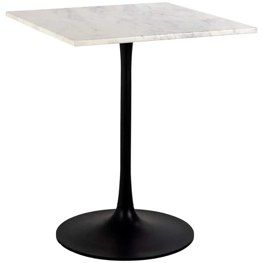Bílý mramorový bistro stolek Richmond Carlten 65 x 65 cm Richmond
