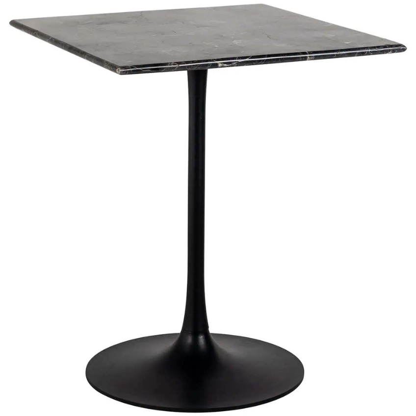 Černý mramorový bistro stolek Richmond Carlten 65 x 65 cm Richmond