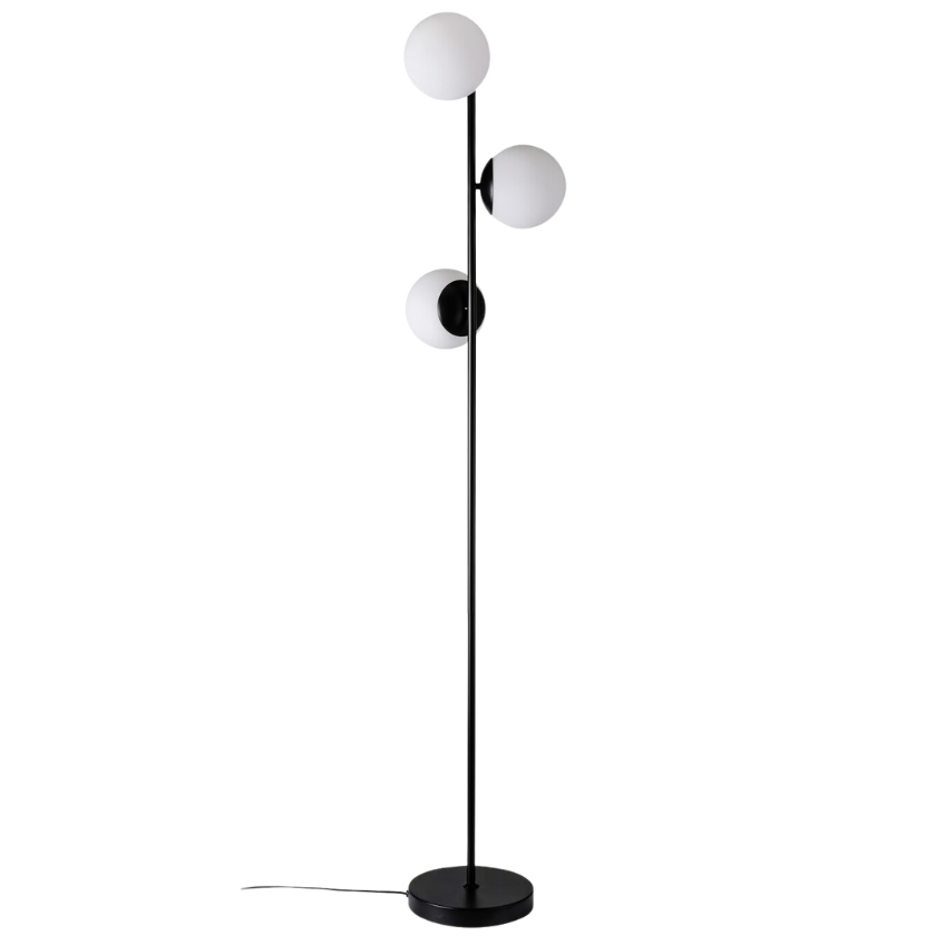 Nordlux Opálově bílá skleněná stojací lampa Lilly 150 cm Nordlux