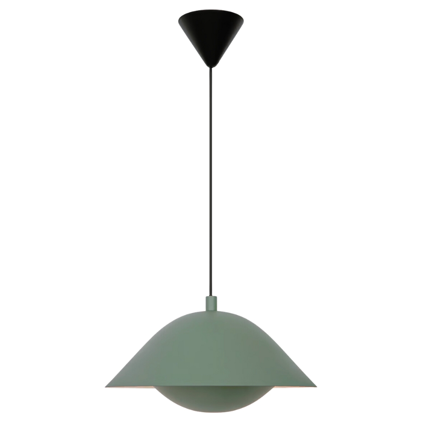 Nordlux Zelené kovové závěsné světlo Freya 35 cm Nordlux