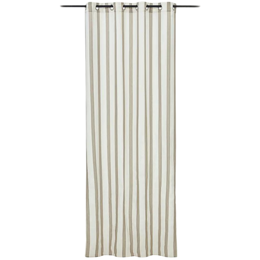 Pruhovaný béžový závěs Kave Home Marza 140 x 260 cm Kave Home