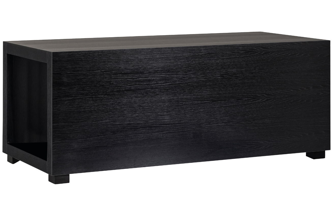Černý dubový konferenční stolek Richmond Oakura 104 x 45 cm Richmond