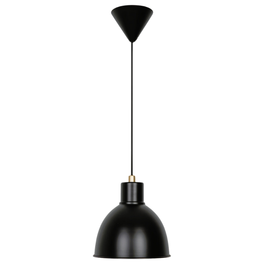 Nordlux Matně černé kovové závěsné světlo Pop 22 cm Nordlux
