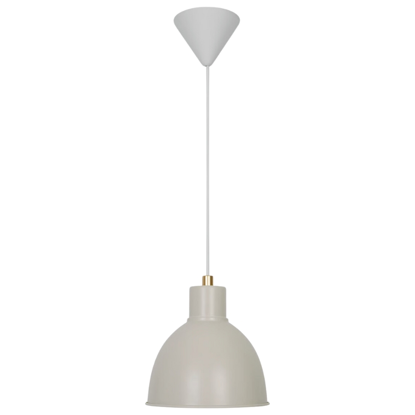 Nordlux Béžové kovové závěsné světlo Pop 22 cm Nordlux