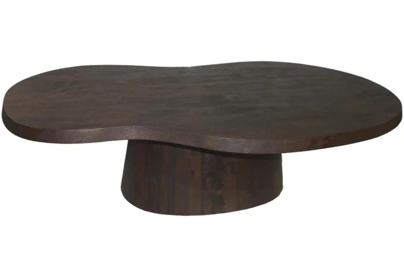 Hnědý dřevěný konferenční stolek Richmond Odile 130 x 70 cm Richmond