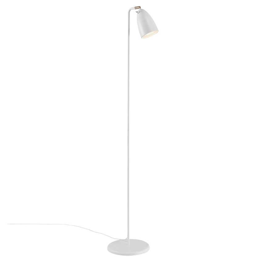 Nordlux Bílá kovová stojací lampa Nexus 141 cm Nordlux