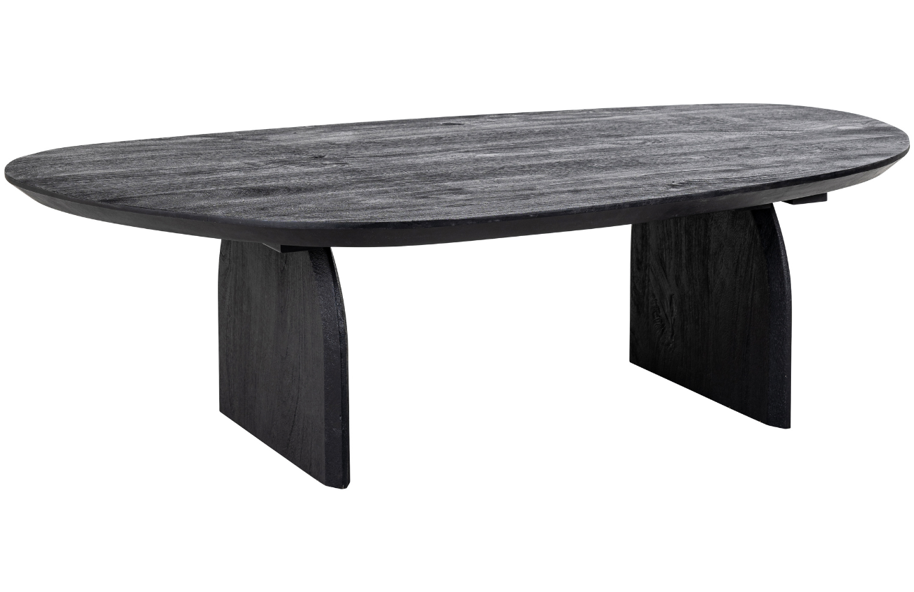 Černý dřevěný konferenční stolek Richmond Hudson 135 x 76 cm Richmond