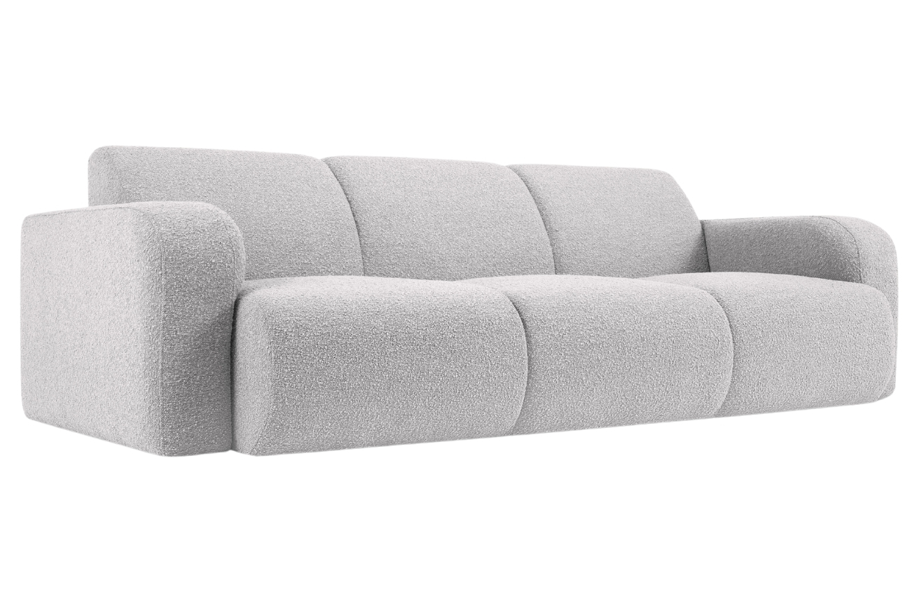 Šedá bouclé třímístná pohovka Windsor & Co Lola 235 cm Windsor & Co