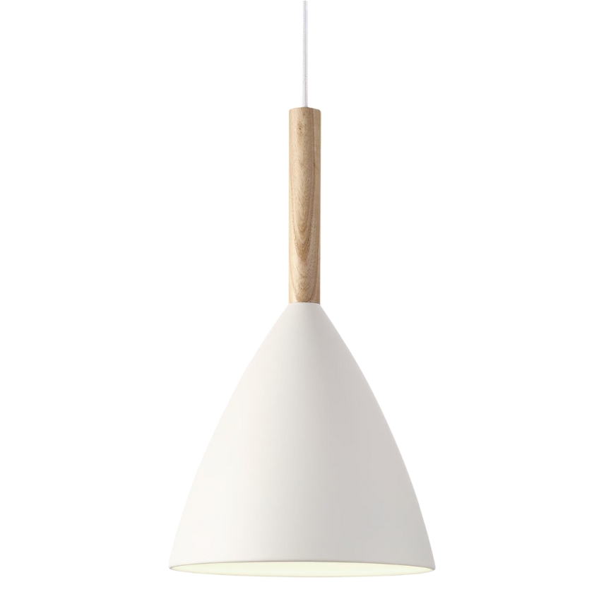 Nordlux Bílé kovové závěsné světlo Pure 20 cm Nordlux