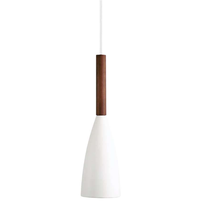 Nordlux Bílé kovové závěsné světlo Pure 10 cm Nordlux