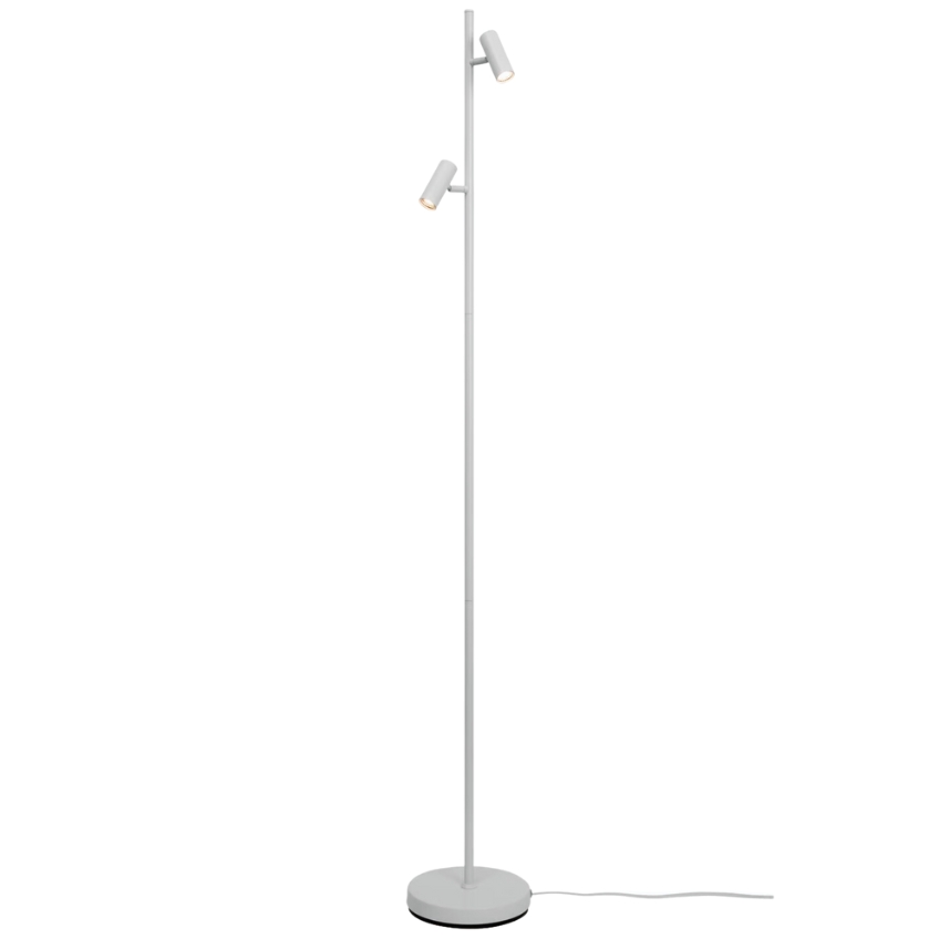 Nordlux Bílá kovová stojací lampa Omari 141 cm Nordlux